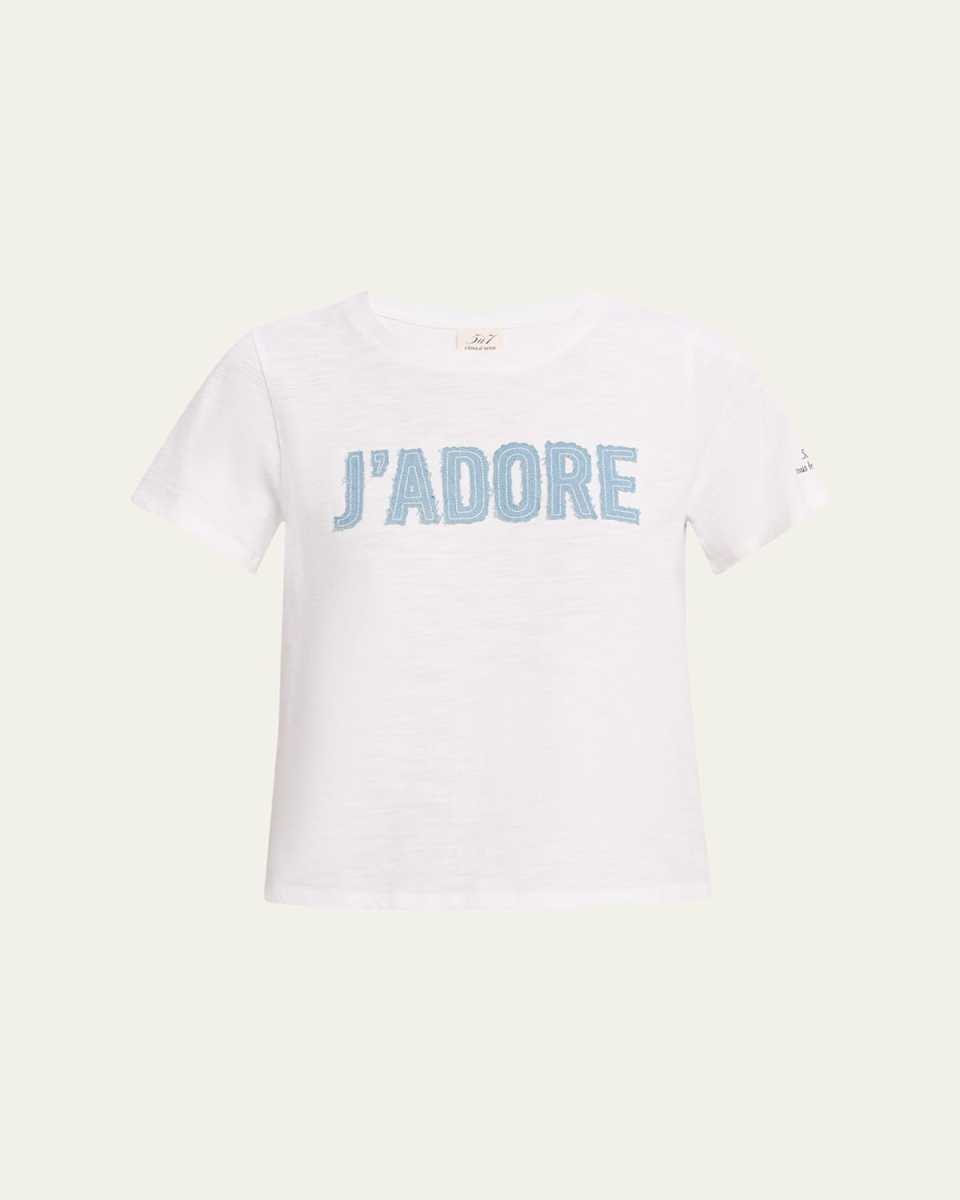 Shrunken Denim J'Adore T
